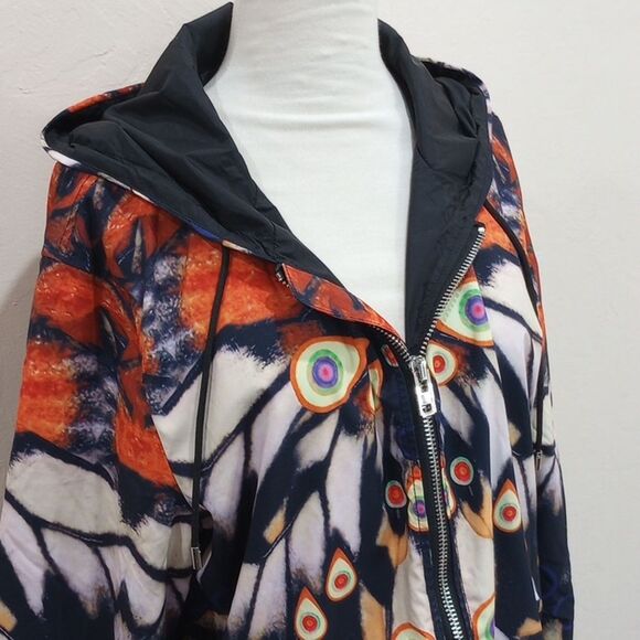 Givenchy Multicolor Print Hooded Zip Front Jacket - XXL - Picture 3 of 13
